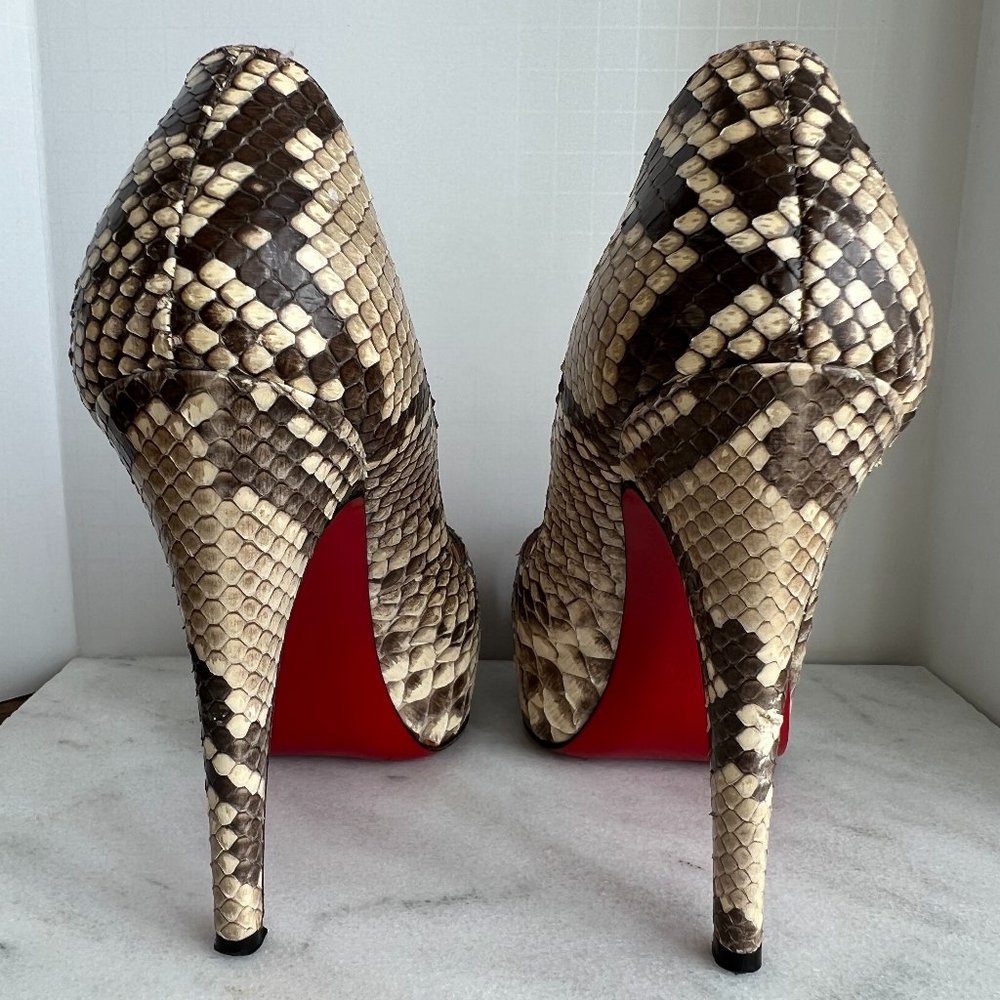 Christian Louboutin Multicolor Python Very Prive … - image 6